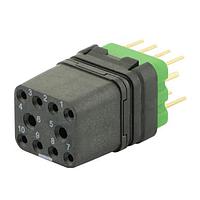 Eaton Souriau-Sunbank 8MQ2M9910UB046S ຕູ້ຕໍ່ແບບມົດູລ - ໂມດູນ Push Pull MQuick, ບໍ່ມີການປິດ, ມີຕິດຕໍ່ PCB ສາຍຍິ່ງຍົງຜູ້ຍິງ, ປົກປ້ອງດ້ວຍດິນຕົ້ນຫລືຕົ້ນຫລື, ສົ່ງມອບມາດ້ວຍຝາ