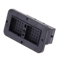 Amphenol SINE Systems ARC12-40PD ປຸ່ມສອກ 40 ຕໍ່ຕຳແໜ່ງ, ປະຕູຮັບ, ຕິດຕໍ່ດ້ວຍຫຼັກ, ຂະໜາດ 16, ການແຊກດ້ວຍການສະກັດສະຍຸດສໍາລັບ Jackscrew, ກະທົບ D, ມີຂອງປະຕູ