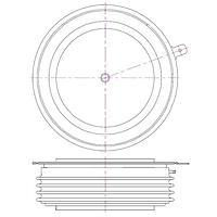 IXYS N2055MC260 SCRs ຄວບຄຸມຟເດດ Thyristor