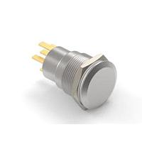 Alcoswitch - TE Connectivity 2213767-8 ປຸ່ມກົດສະຫນອງ AV19 SPM 0.4VA ສົ່ງການເຄື່ອນໄຫວ ແລະ ແສງ LED ແດງ 24V
