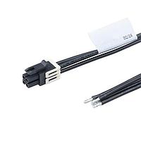 Molex 226263-1042 ການປະກອບສາຍສະເພາະ Micro-Fit+ F-to-Pigtail OTS Cbl Asmy DR 150mm lgt Tin Plt 4 Ckts Black
