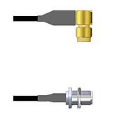 Amphenol Custom Cable Q-39026000M011i ສາຍສະບັບ RF SMA-RP/N-SJB LMR24 11I