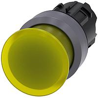 SIEMENS A6X30138534 Mushroom ILLUM. MUSHROOM PUSHBUTTON. 30MM. YELLOW