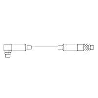 Molex 73419-2440 ການປະກອບສາຍ RF CA, MMCX STR P/MMCX RA P, 1.13MM CBL, 50 OH