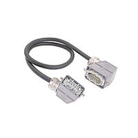 HARTING 20871466002200 ຕໍ່ຕັ້ງພະລັງງານຫນັກ Han 10E Power Cable Assembly, ຝາກລະດັບເຫຼັ້ມສອງຂ້າງ, ທາງເຂົ້າດ້ານ, ປະເພດຜູ້ຊາຍ/ຜູ້ຍິງສອງຂ້າງ, UL2237 Listed, 2.0m