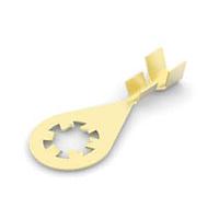 AMP Connectors - TE Connectivity 444026-1 ຫຼັກສະຫຼອງ RING TONGUE ANTI ROTATIONAL 1-5 MM2 BR