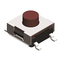 Diptronics DTSMW-67N-V-B ສະຫນັບສະຫນູນສະຫນັບສະຫນູນ 6x6 180gf BROWN SMT