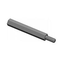 RAF Electronic Hardware M2165-4007-SS ເຮັກມິດຕຣິກ 6mm ເຮັກ X 40mm X M4 ທຣດ ເຮັກ ຜູ້ຊາຍ-ຜູ້ຍິງ Standoff