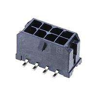 Molex 218216-0630 Headers Micro-Fit+ Vert Header SMT 3mm Pitch Dual Row 6 Ckts (Sn) Plating Glow-Wire Press Clip Blk Reel