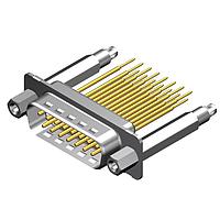 Molex / FCT 173109-1503 ຕໍ່ຕໍ່ D-Sub - ຄວາມໜາ້ຫນາຍມາດຕະຖານ FCT DSUB STR PC PLG 37 PN W/SNAPIN