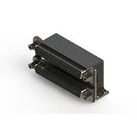 EDAC 662-037-664-056 ຕູ້ສະຫນອງ Dual Port D-Sub ມຸມຂວາ ຕູ້ສະຫນອງ Dual Port D-Sub