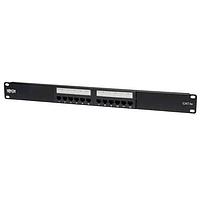 Tripp Lite N052-012 ແຜ່ນຕໍ່ສາຍ 12-ພອດ 1U ແຜ່ນຕໍ່ສາຍ RACKMNT