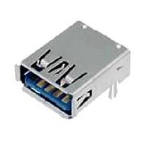 Amphenol Commercial Products GSB311A41EU ຂໍ້ມູນ Micro USB ປະເພດ AB ຕົວເຊື່ອມ USB 3.0 ປະເພດ A Recpt Reverse ສີຟ້າ