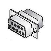 Kobiconn 156-1415-E ປະຕູຮັບ D-SUB CRIMP ຍິງ 15P ປົກຫົວດ້ວຍກະແປງດິນ