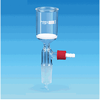 SciLab SL.Fun2093 PYREX Vacuum adapter Funnel Filter (30ml, P4, 24/40)