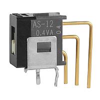 NKK Switches AS12BV ສະລາຍສະລາຍຍ່ອຍ Subminiature SPDT ON-ON FLUSH VERT. ມີຂາຍື່ນ