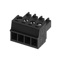 Molex 39510-0004 ປລັກ 3.81MM ຢູໂຣປ ປລັກ RA URO PLUG RA BLK 4CKT