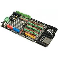DFRobot DFR0165 ເຄື່ອງມືພັດທະນາເຄື່ອງຈັບສັນຍາລະຫັດຫຼາຍຟັງຊັນ Mega IO Expansion Shield V2.4
