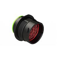 Amphenol SINE Systems AHDP04-24-07PN-SRA ຕົວເຊື່ອມຕໍ່ ຂະໜາດ 24 ຮັບສະຫຼຸບ, 7 ຕຳແໜ່ງ, ກະດູກ, ການຈັດຕັ້ງມາດຕະຖານ, ການປິດປ້ອງທົ່ວໄປ, ຕົວແປງວົງແບບເລີກ