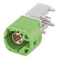 Rosenberger D4S2UL-40MA5-L ຕູ້ເຊື່ອມ PCB ມຸມຂວາ ປລັກ PCB ມີກະແປງ T&R ສີຂຽວ