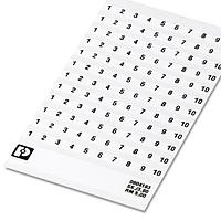 PHOENIX CONTACT 0805409 ແຜ່ນປ້າຍ SK 5/3,8:UNBEDRUCKT