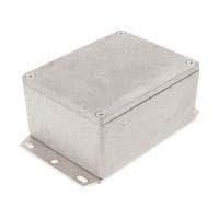 Hammond Manufacturing 1550Z108FBK ຜົວກົງຫນາ ກັນນ້ຳ 1550Z ມີຖັງຖົງຕົວຖັງ 125 x 80 x 41 mm - ສີດຳ