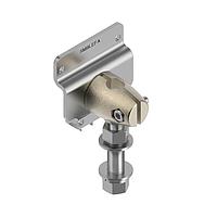 Banner Engineering SMBLEFAM13 ຂາຍອຸປະກອນສະນີເຊີ: ຂາຍຈອກຈອກຈອກຈອກຈອກ LE Series Swivel Plate Bracket; 12 gauge ສແຕນເນລສຕີ; 0.5 in x 6 in ສແຕນເນລສຕີ Rod