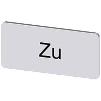 SIEMENS 3SU19000AC810AL0 ປ້າຍປ້າຍຢ່າງ, Zu INSCR. LABEL, SILVER 12.5 X 27MM, ZU