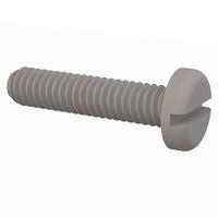 Essentra Components 010832P075PC ພັນສລອດເດດ Pan Slotted Screw, #8-32 Thread, 3/4 Lg