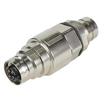 HARTING 21033816816 ຕົວເຊື່ອມມິດຕຣິກວົງກົມ HAR-SPEED M12 ຕົວປ່ຽນແບບຊາຍເປັນຍິງ PUSH PULL