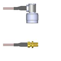 Amphenol Custom Cable Q-2D02X000R008i ສາຍສັນຍານ RF N-RP/SMA-SJB G316D 8I