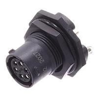 Amphenol SINE Systems RTS710ND6S0332 ຕົວເຊື່ອມຕໍ່ Receptacle, Jam Nut SZ12