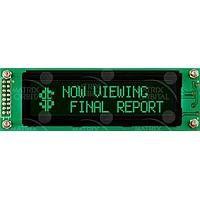 Matrix Orbital MOI-AL202C-FG3SE ຈໍສະແດງຕົວອັກສອນ LCD 20x2EconDisp, ຂໍ້ຄວາມສີຂຽວ ມີຟີເຈີສຂະໜາດຂະຫນາດ