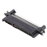 Molex 78809-0001 ຕູ້ເຊື່ອມຕໍ່ Serial SAS/PCIE Rcpt RA SMT 0.76AuLF 68Ckt