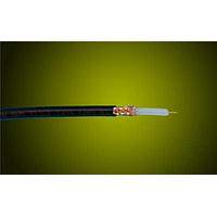 Alpha Wire 9062AC BK002 ເສັ້ນສາຍ Coaxial 22 AWG 1 ສາຍນຳສະຫນອງ 750V ຖົງຜ້າ, PE, PVC 500ft ມົດ, ສີດຳ