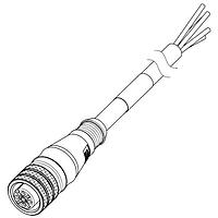 Molex 1200658782 ເສັ້ນສາຍອ່ານຄ່າ / ເສັ້ນສາຍກະທົບ MMC-4P-4W-FE-ST-6M-PVC