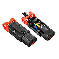Schaffner IL13+ Rewireable IEC Lock Japan PSE LSZH ສາຍພະລັງງານ AC ມີລັອກ IEC C13 ຕໍ່ຕັ້ງທີ່ສາມາດເຮັດການເຊື່ອມໃໝ່ໄດ້ ມີລັອກລະບົບ ແລະ ຜ່ານການອະນຸມັດ PSE