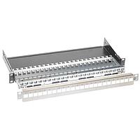 HARTING 20824000001 ທ່ອງສາຍແລະທາງຜ່ານ Ha-VIS preLink 19" Patch panel HIFF