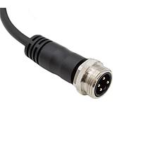 Bulgin PXPTPU78FIM04ACL020PUR ເສັ້ນສາຍອ່ານສະເຫຼີມ / ເສັ້ນສາຍກະທົບ 4 ຂາຍືນ 7/8" ຕົວລ່ວງພາຍໃນ ຕົວຜູ້ຊາຍ 2m