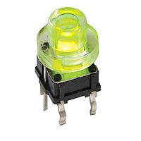 E-Switch TL1265RGQTCLR ສະຫນັບສະຫນູນສະຫນັບສະຫນູນສະຫນັບສະຫນູນ SPST-NO 0.05A 12V