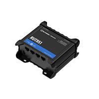 Teltonika RUT951200000 ເຄື່ອງເຊື່ອມຕໍ່ເຄືອຂ່າຍໂທລະສັບອຸດສາຫະກຳ Cellular Router, Dual, 4G/3G/2G/LTE CAT4, SIM, WiFi 2.4 Ghz, 4 x Ethernet, Digital & Analogue I/O. ເຂດພື້ນທີ່: ຮຸ່ນທົ່ວໂລກ. ໜ່ວຍຈັດຫາພະລັງງານຢູໂຣບ.