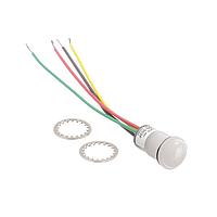 Dialight 657-1495-303F ຕົວບອກສະຫນາມ LED Panel Mount Indicators PMI FLAT R/G/Y 10-30VDC