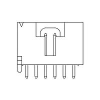 Amphenol Commercial Products G888A104221TEU ຫົວກັນປະຕິບັດ Shrouded Protect Header 2.54mm Pitch STR DIP,1x4Pin,30u" Gold,NY4T,TAIL=3.3mm,W/POST,BLACK