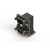 EDAC 663-009-664-049 ຕູ້ສະຫນອງ Dual Port D-Sub ມຸມຂວາ ຕູ້ສະຫນອງ Dual Port D-Sub