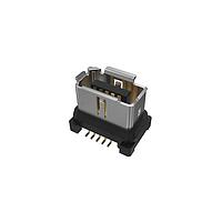 Amphenol Commercial Products ND9BS2400 ຕົວເຊື່ອມຕໍ່ແບບມົດູລາ / ຕົວເຊື່ອມຕໍ່ Ethernet ປະເພດ RCPT ອຸດສາຫະກຳ B Vert SMT