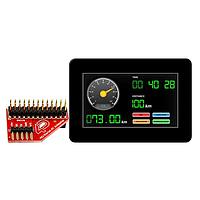 4D Systems gen4-uLCD-43DCT-CLB-SB ມູດູແບບຈໍ 4.3", ແສງສຸດສະຫຼາດ, 480x272 ພິກເຊວ, ມູດູແບບຈໍອິນເຕີເລັກທ໌ສະຫຼັກມີຄວາມສະຫຼາດບາງມີຕົວປະມານ DIABLO16 ແລະ ເຄື່ອງປົວປັບສະຕິກສະຕິກ Capacitive Touch Cover Lens Bezel