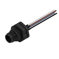 Wurth Elektronik 643411100405 ປລັກ WRCIRC M12 ກະທົບສະກຣູ Coding A ແຜງ + ເສັ້ນສາຍ ແຜງ + ເສັ້ນສາຍ ພລາສຕິກກັບກະແພງດ້ານໜ້າ ນັດ M16 ຕົວເຊື່ອມຊາຍ, polarity 5