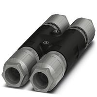 PHOENIX CONTACT 1411429 ຕົວເຊື່ອມຕໍ່ມິຕຣິກຮູບວົງມົນ QPD H 4PE6,0 4X12-20 GY