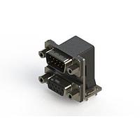 EDAC 663-009-364-036 ຕູ້ສະຫນອງ Dual Port D-Sub ມຸມຂວາ ຕູ້ສະຫນອງ Dual Port D-Sub