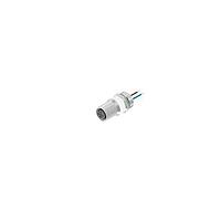 Amphenol CONEC 43-01867 ປຸ່ມສົດ M12 ຜູ້ຍິງ 4POS FML SOCKET ສາຍໄຟ .5M ຕິດຕັ້ງດ້ານໜ້າ